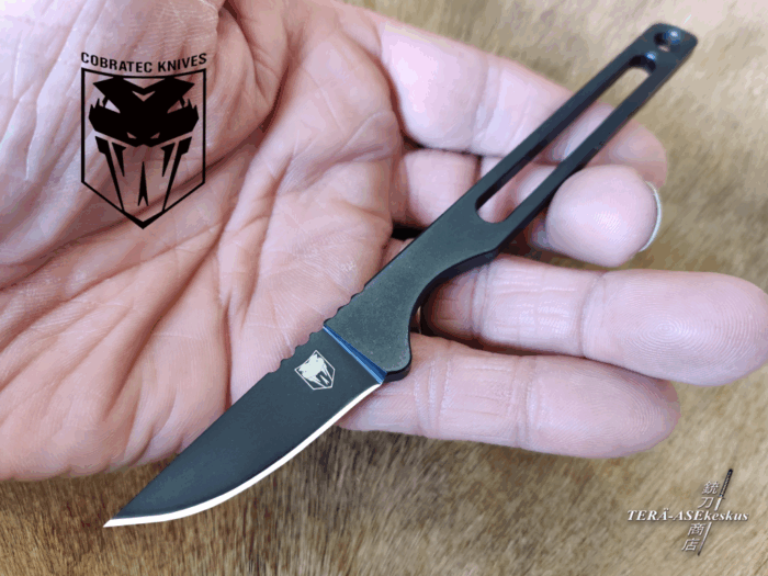 CobraTec Surgeon Black neck knife