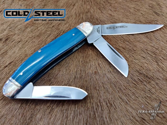 Cold Steel Gentleman's Stockman Blue Bone pocket knife
