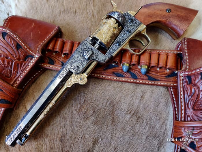 Colt Navy 1851 Engraved asereplika revolveri