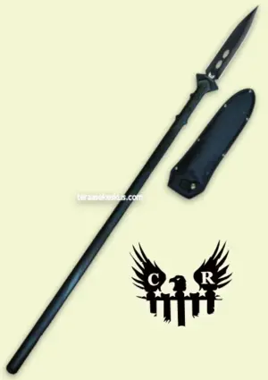 Combat Ready Black Spear keihäs