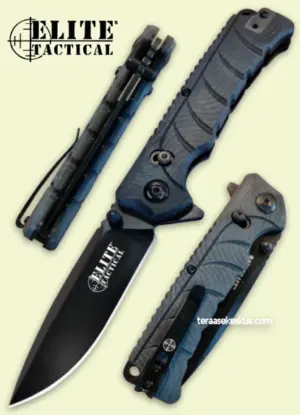 Elite Tactical Backdraft Auto folding knife