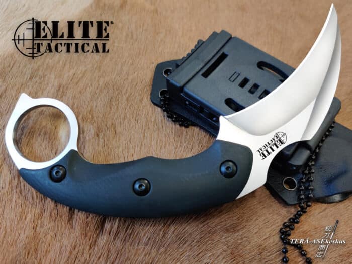 Elite Tactical Silverfang Karambit knife
