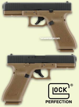 Umarex Glock 17 Gen5 Coyote air pistol