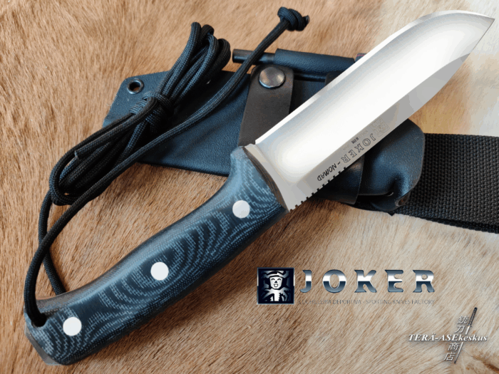 Joker Nomad Bushcraft Survival Knife metsästysveitsi