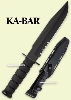 Ka-Bar Fighter Serrated Edge combat knife KA1271