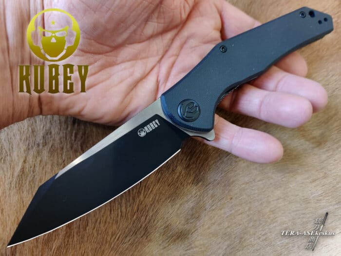 Kubey Flash Linerlock Black folding knife