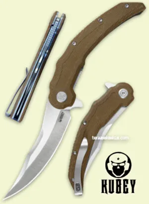 Kubey Knives Wave Crest Liner Lock folding knife