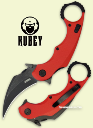 Kubey Rogue Pikal Karambit G10 kääntöveitsi