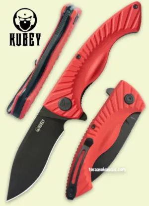 Kubey Timberwolf Black/Red Flipper taittoveitsi