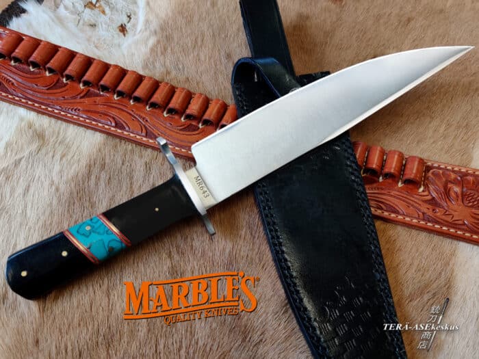 Marbles Turquoise Toothpick Bowie Knife