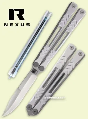 Revo Nexus Balisong Weehawk Blade perhosveitsi
