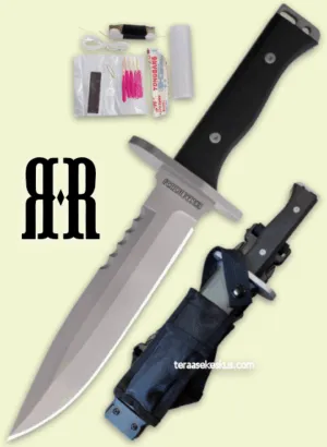 Rough Rider Combat Knife Black G10