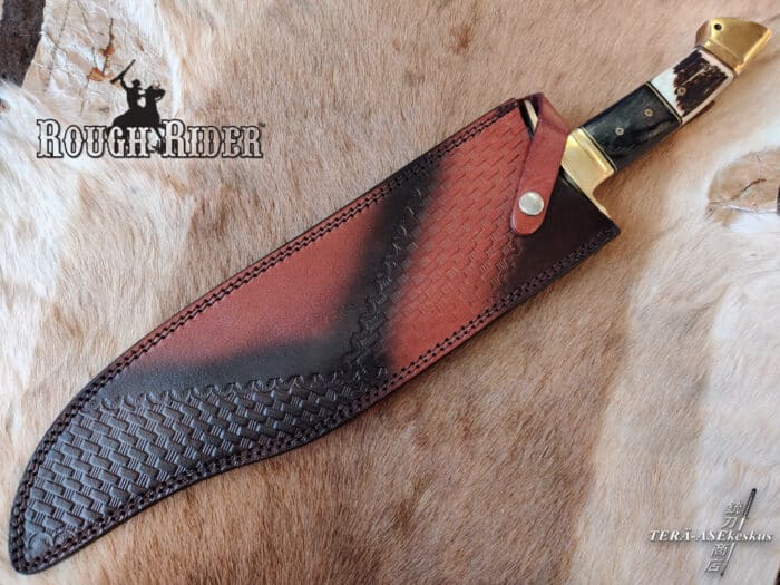 Rough Rider Giant Damascus Bowie knife