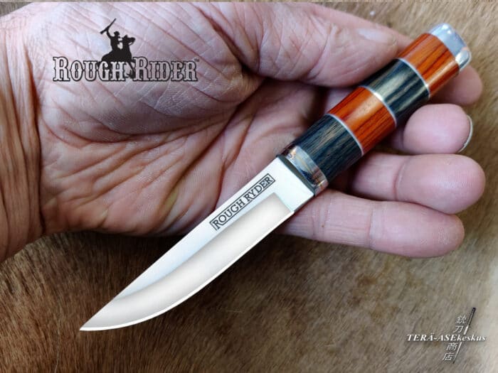 Rough Ryder Wood Stacked Scout Knife