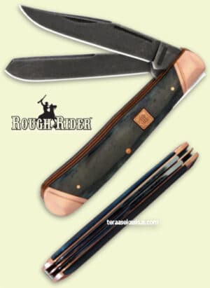 Rough Rider Trapper Copper Bolster folding pen knife
