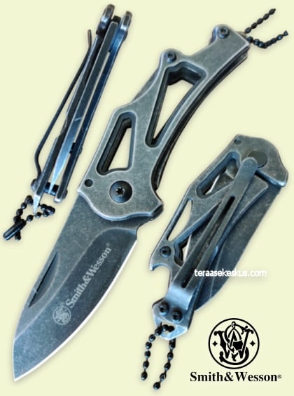 Smith & Wesson Keychain Framelock folding knife