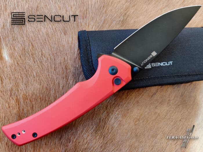 SENCUT Serene Flipper Red folding knife