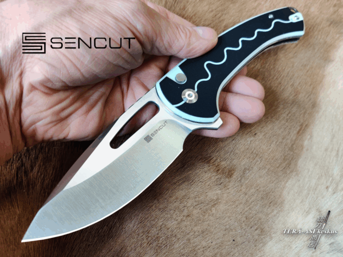 SENCUT Squiggy Flipper folding knife