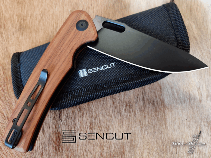 SENCUT Vesperon Guibourtia Flipper taittoveitsi
