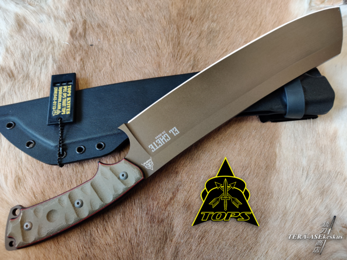 TOPS El Chete Midnight Bronze machete