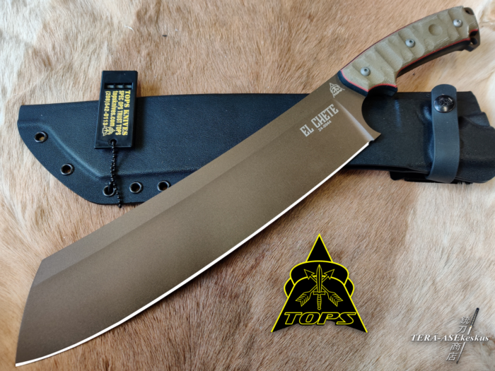 TOPS El Chete Midnight Bronze machete