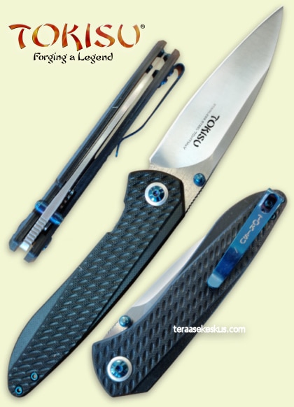 Tokisu Wharncliff G10 Linerlock folding knife