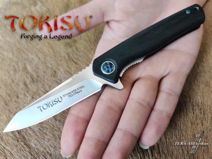 Tokisu G10 Linerlock Flipper folding knife