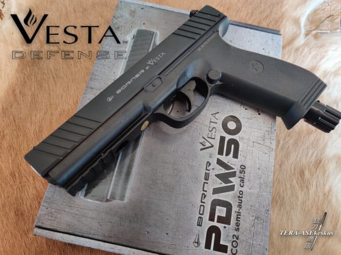 Borner Vesta PDW 50 cal Defense air pistol